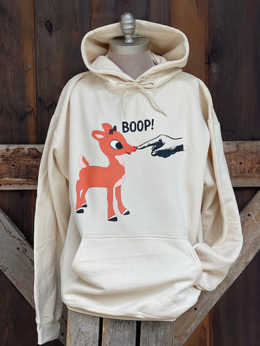 Rudolph BOOP Hoodie- Sweet Cream